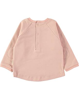Petit Oh! Maglia a Maniche Lunghe Blai - Ciclo Rose - Flanella di Cotone Felpe