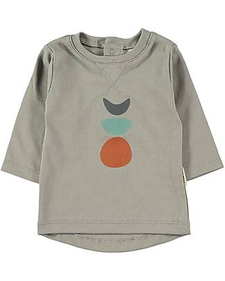 Petit Oh! Maglia a Maniche Lunghe Pau - Ciclo Piedra - 100% Cotone Pima Maglie Manica Lunga
