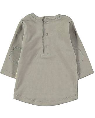 Petit Oh! Maglia a Maniche Lunghe Pau - Ciclo Piedra - 100% Cotone Pima Maglie Manica Lunga