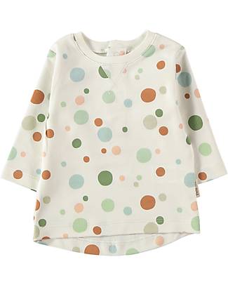Petit Oh! Maglia a Maniche Lunghe Pau - Galassia Multicolor - 100% Cotone Pima Maglie Manica Lunga