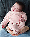 Petit Oh! Maglia Kimono Neonato Indi, Rosa - Flanella di Cotone Giacche