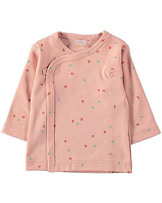 Petit Oh! Maglia Kimono - Sand Rose - 100% Cotone Pima Maglie Manica Lunga