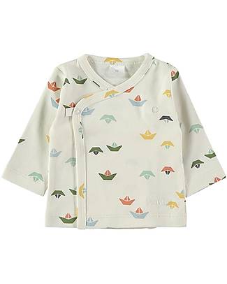 Petit Oh! Maglia Kimono - Sand Rose - 100% Cotone Pima Maglie Manica Lunga