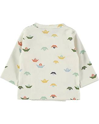 Petit Oh! Maglia Kimono - Sand Rose - 100% Cotone Pima Maglie Manica Lunga