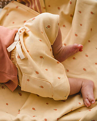 Petit Oh! Pantaloncini Corti Ali - Citric Giallo - Cotone Pima Pantaloni Corti