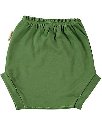 Petit Oh! Pantaloncino Copripannolino Chic - Khaki - Cotone Pima Pantaloni Corti