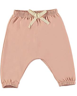 Petit Oh! Pantaloni Lunghi Chester - Rosa - 100% Flanella di Cotone Pantaloni Lunghi