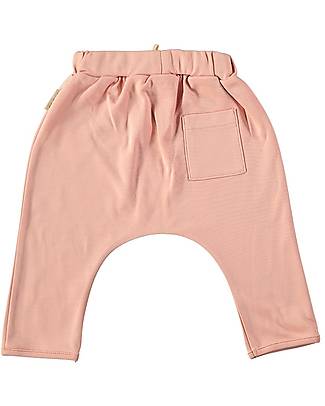Petit Oh! Pantaloni Pepper con Vita Elasticizzata - Rose - Cotone Pima Pantaloni Lunghi