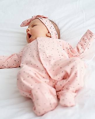 Petit Oh! Pigiama a Maniche Lunghe - Coriandoli Rosa - 100% Cotone Pima Pigiami