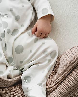 Petit Oh! Pigiama a Maniche Lunghe - Galassia Grigio - 100% Cotone Pima Pigiami