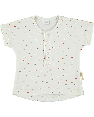 Petit Oh! T-Shirt Jhon - Vaniglia - Cotone Pima T-Shirt e Canotte
