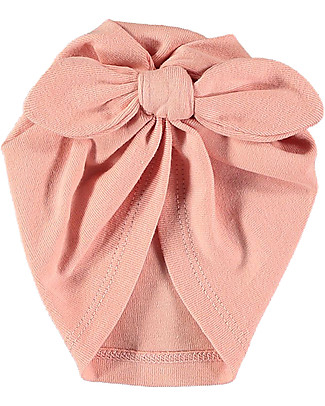 Petit Oh! Turbante Lisa - Rose - Cotone Pima Fermacappelli
