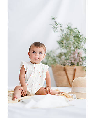 Petit Oh! Tutina con Volant Bruna - Citric Vaniglia - Cotone Pima Tutine Corte