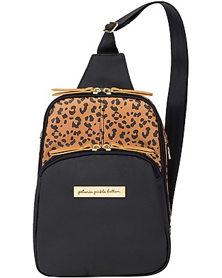Petunia Pickle Bottom Borsa Criss Cross Sling - Leopardato - Tracolla Incrociata Capiente e Versatile Zaini