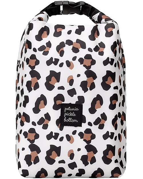Petunia Pickle Bottom Borsa Termica Doppia Portabiberon Leopardata - Perfetta anche per Piccoli Snack Contenitori Termici