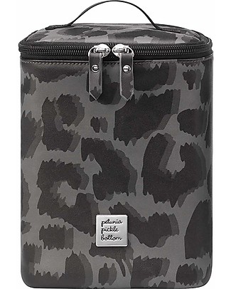 Petunia Pickle Bottom Contenitore Termico Pixel Plus - Leopardato - Latte e Snack Freschi Sempre con Te! Borse Pic Nic