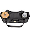 Petunia Pickle Bottom Portaoggetti per Passeggino in Ecopelle -  Nero Opaco - Si adatta a tutti i Passegini! Borse e Organizer