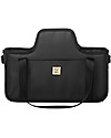Petunia Pickle Bottom Portaoggetti per Passeggino in Ecopelle -  Nero Opaco - Si adatta a tutti i Passegini! Borse e Organizer