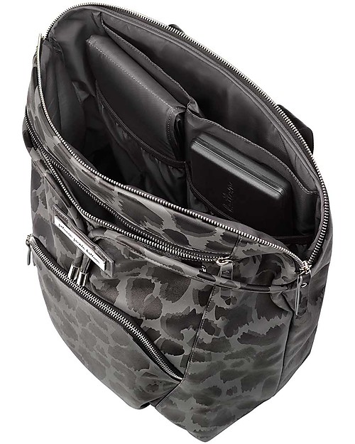 Petunia Pickle Bottom Zaino Cinch Convertibile - Leopardato - Versatile e Intelligente Zaini Fasciatoio