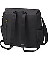 Petunia Pickle Bottom Zaino Fasciatoio Boxy - Nero in Ecopelle- con Materassino per il Cambio Zaini Fasciatoio