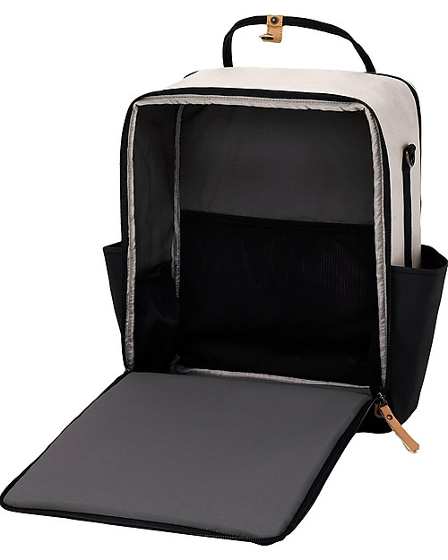 Petunia Pickle Bottom Zaino Inter-Mix Slope - Bianco e Nero - Zaino e Borsone per Pannolini e Tutto il Necessario per il tuo Bambino! Zaini Fasciatoio