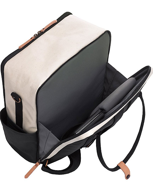 Petunia Pickle Bottom Zaino Inter-Mix Slope - Bianco e Nero - Zaino e Borsone per Pannolini e Tutto il Necessario per il tuo Bambino! Zaini Fasciatoio