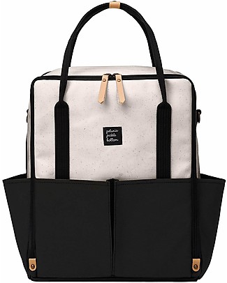 Petunia Pickle Bottom Zaino Inter-Mix Slope - Bianco e Nero - Zaino e Borsone per Pannolini e Tutto il Necessario per il tuo Bambino! Zaini Scuola