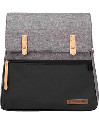 Petunia Pickle Bottom Zaino Meta - Grafite/Nero - Soluzione Ultraleggera Funzionale ed Elegante per Te e il tuo Bambino! Zaini Fasciatoio
