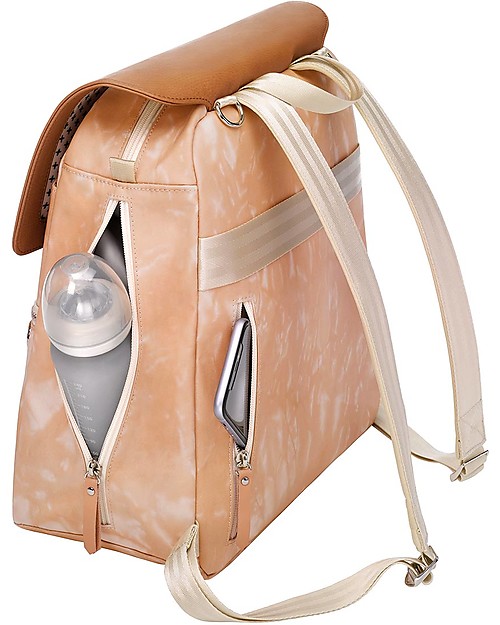 Petunia Pickle Bottom Zaino Meta - Sabbia - Soluzione Ultraleggera Funzionale ed Elegante per Te e il tuo Bambino! Zaini Fasciatoio