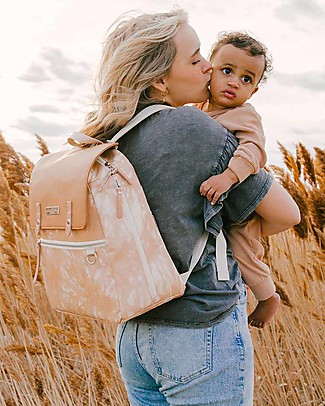 Petunia Pickle Bottom Zaino Meta - Sabbia - Soluzione Ultraleggera Funzionale ed Elegante per Te e il tuo Bambino! Zaini