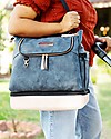 Petunia Pickle Bottom Zaino Pivot- Azzurro e Rosa - Design Moderno ed Interni Spaziosi si converte da Pratico Zaino a Borsa Zaini Fasciatoio