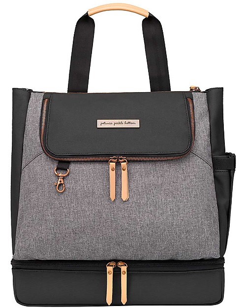 Petunia Pickle Bottom Zaino Pivot- Grafite/Nero - Design Moderno ed Interni Spaziosi si converte da Pratico Zaino a Borsa! Zaini Fasciatoio