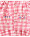 Piccalilly Pigiama Quadretti Vichy Rosa - 100% Flanella di Cotone Bio - morbido e caldo! Pigiami