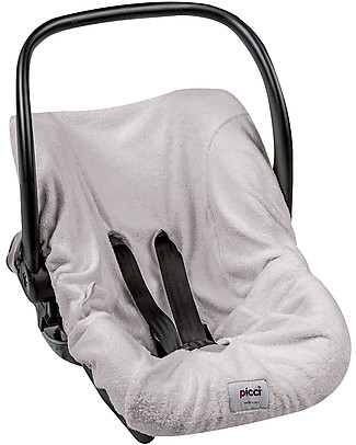 Picci Copriovetto Universale in Spugna di Bambù, Grigio - 75 x 85 cm Accessori Seggiolini Auto