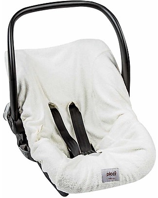 Picci Copriovetto Universale in Spugna di Bambù, Panna - 75 x 85 cm Accessori Seggiolini Auto