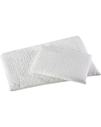 Picci Cuscino Antisoffoco Termoregolatore con Rivestimento in Tencel - Bianco - 39x58 cm Cuscini Antisoffoco