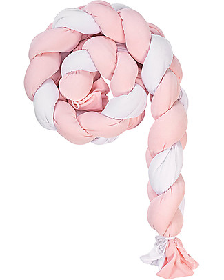 Picci Riduttore Bombolino Intrecciato - Rosa - 125x25 cm Riduttori Lettino
