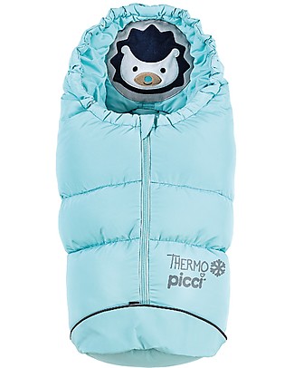 Picci Thermo Small con Zip - Acqua - Sacco Invernale Universale per carrozzina e ovetto Sacchi Passeggino