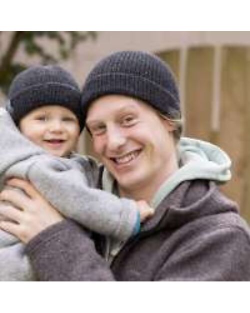 Pickapooh Cappellino Invernale Ben - Grigio Scuro - Lana Merino e Seta Cappelli Invernali