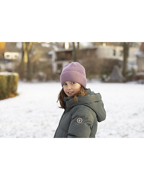 Pickapooh Cappellino Invernale Ben - Rosa Antico - Lana Merino e Seta Cappelli Invernali