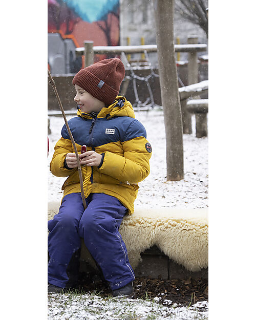 Pickapooh Cappellino Invernale Ben - Terracotta - Lana Merino e Seta Cappelli Invernali