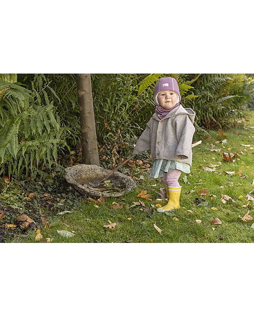 Pickapooh Cappellino Invernale Jan - Rosa Antico - con Laccino per Chiusura - 100% Lana Merino Cappelli Invernali