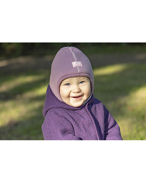 Pickapooh Cappellino Invernale Schlupfli - Rosa Antico - Idrorepellente - 100% Lana Merino Cappelli Invernali