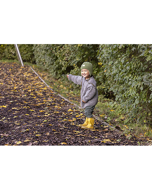 Pickapooh Cappello Invernale Jack - Verde - con Laccino per Chiusura - 100% Lana Merino Cappelli Invernali