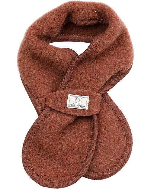 Pickapooh Scaldacollo Wollfleece - Terracotta - 100% Lana Merino Sciarpe