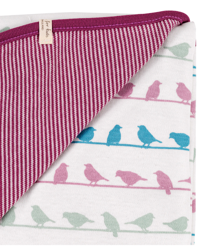 Pigeon - Organics for Kids Copertina Uccellini Viola - Cotone Bio unisex ( bambini)