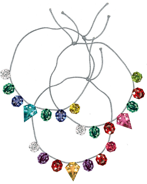 Pirouette Cacahouète Collane preziose - Cartoncino Riciclato Collane