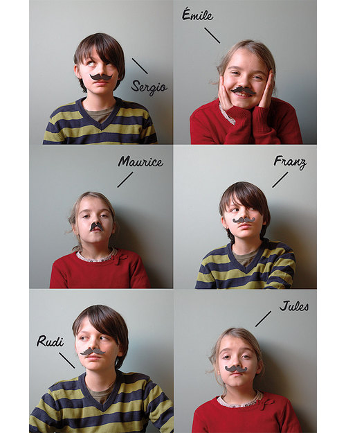 Pirouette Cacahouète I Miei Baffi - Cartone Riciclato (6 pezzi) Kit Fai Da Te