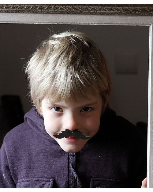 Pirouette Cacahouète I Miei Baffi - Cartone Riciclato (6 pezzi) Kit Fai Da Te