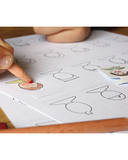 Pirouette Cacahouète Il Mio Albero Genealogico - in cartone riciclato Kit Fai Da Te